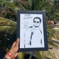 Personalized Digital Sketch Frame - Birthday Gift - Anniversary Gift - Creative Gift