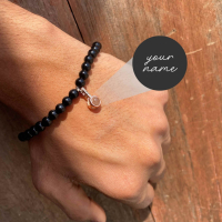 Personalized String Hidden Name Bracelet - Projection Bracelet - Best Gift For Couple - Gift For Her