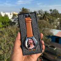 A wrist watch with a printed photo is a unique and personalized accessory that allows you to wear your favorite memories on your wrist. This type of watch typically features a customizable dial that can be printed with any photo or image of your choosing.