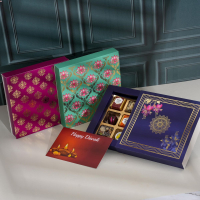 Premium Assorted Chocolate Box For Diwali - Diwali Chocolate Box Hamper - Dryfruit Chocolate Box Diwali Gift (2)