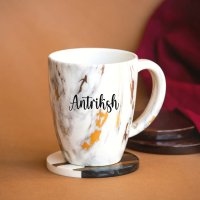 Premium Bistro Mug - Personalized Mug - Unbreakable Mug With Name - Personalized Coffee Mug