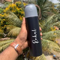 Stainless Steel Personalized Flask With Name - 500ML Bottle With Name - New Year Gift - Corporate Gift
