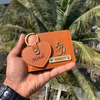 Valentine Gift For Boyfriend - Mens Valentines Gifts - Valentine Gift For Husband - Wallet With Heart Keychain