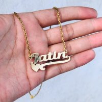 Customized Metal Necklace- Love - Customized Necklace - Name Necklace