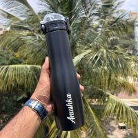 950 ML Stainless Steel Water Bottle - BPA Free & Eco-Friendly (Black, Blue, White) personalized gift product photo