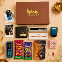 Personalized Rakhi Hamper 19.0 with Custom Name | Best Gift for Brother & Rakshabandhan personalized gift product photo