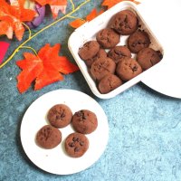 Dark Choco Chips Cookies – Rich Dark Chocolate Chip Cookies – Eggless, Pure Vegetarian – Gourmet Snack (250g)